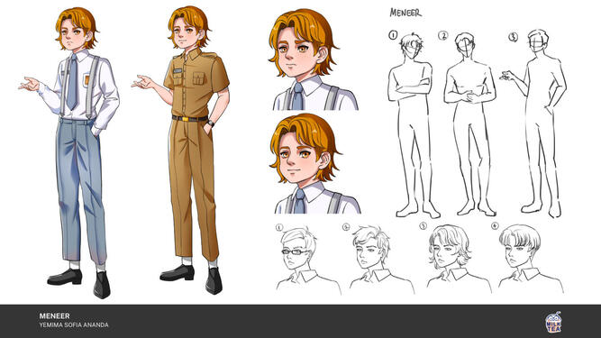 Meneer Character Art