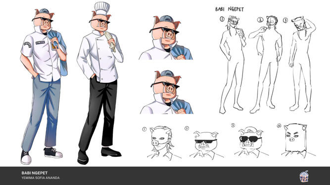 Babi Ngepet Character Art
