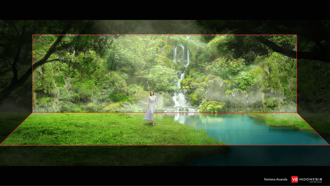 XR Screen: Lush Garden