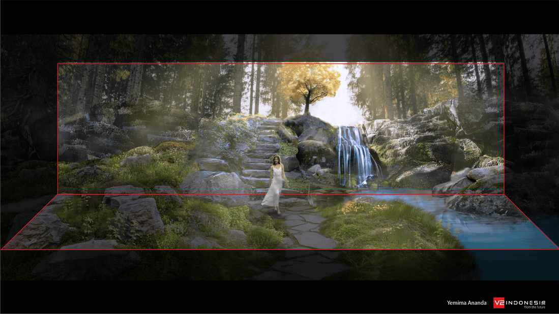 XR Screen: Rocky Garden