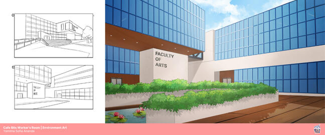 University Environment Art